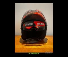 NUOVO CASCO JET DOPPIA VISIERA COLORE NERO OPACO