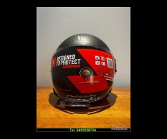 NUOVO CASCO JET DOPPIA VISIERA COLORE NERO OPACO - 7