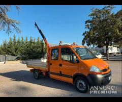 Renault master 2.3 dci doppia cab + gru e cass