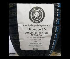 2 GOMME 185 65 15 DUNLOP A63588