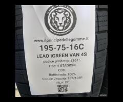 4 GOMME 195 75 16C LEAO A63615