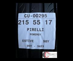 2 PNEUMATICI 215/55 R17 PIRELLI ESTIVE 75%