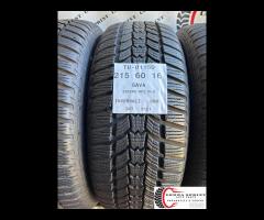 4 PNEUMATICI 215/60 R16 SAVA INVERNALI SEMINUOVE