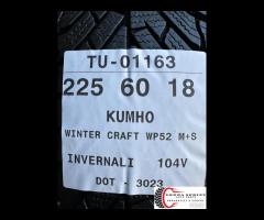 4 PNEUMATICI 225/60 R18 KUMHO INVERNALI - 11