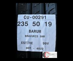 2 PNEUMATICI 235/50 R19 BARUM ESTIVE SEMINUOVE