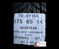 4 PNEUMATICI 175/65 R14 GOODYEAR INVERNALI 95% - 10