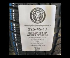 4 GOMME 225 45 17 DUNLOP RFT A64559