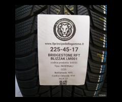 2 GOMME 225 45 17 BRIDGESTONE RFT A64555