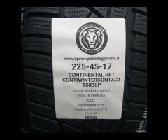 4 GOMME 225 45 17 CONTINENTAL RFT A64541