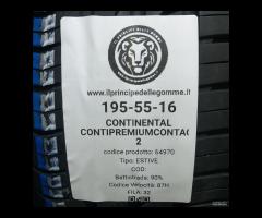2 GOMME 195 55 16 CONTINENTAL A64970 - 2