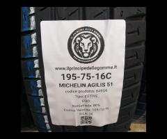 4 GOMME 195 75 16C MICHELIN A64959