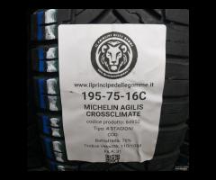 4 GOMME 195 75 16C MICHELIN A64950