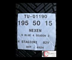 4 PNEUMATICI 195/50 R15 NEXEN 4 STAGIONI SEMINUOVE - 10
