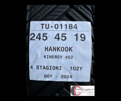 4 PNEUMATICI 245/45 R19 HANKOOK 4 STAGIONI - 10