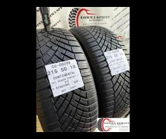 2 PNEUMATICI 215/50 R18 CONTINENTAL 4 STAGIONI 85%