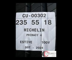 4 PNEUMATICI 235/55 R18 MICHELIN ESTIVE 80%