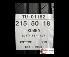 4 PNEUMATICI 215/50 R18 KUMHO ESTIVE - 10