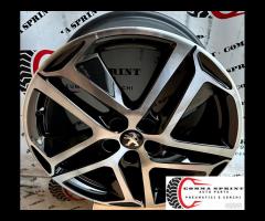 4 CERCHI IN LEGA ORIGINALI R18 PEUGEOT 308 NEW