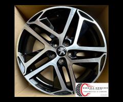 4 CERCHI IN LEGA ORIGINALI R18 PEUGEOT 308 NEW - 8