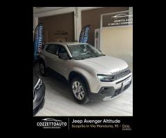 Jeep Avenger 1.2 Turbo 100 CV Altitude garanzia Je