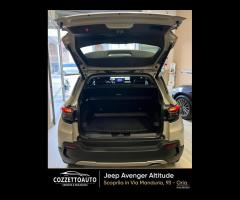 Jeep Avenger 1.2 Turbo 100 CV Altitude garanzia Je - 8