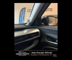 Jeep Avenger 1.2 Turbo 100 CV Altitude garanzia Je - 14