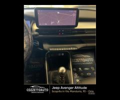 Jeep Avenger 1.2 Turbo 100 CV Altitude garanzia Je - 21