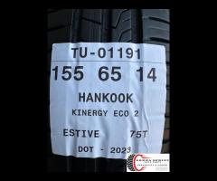 4 PNEUMATICI 155/65 R14 HANKOOK ESTIVE 75% - 9