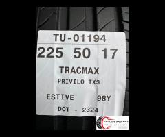 4 PNEUMATICI 225/50 R17 TRACMAX ESTIVE - 11