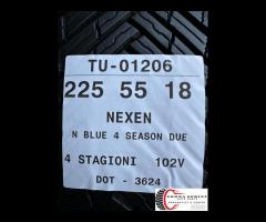 4 PNEUMATICI 225/55 R18 NEXEN 4 STAGIONI 80% - 10