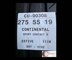 2 PNEUMATICI 275/55 R19 CONTINENTAL ESTIVE 75%