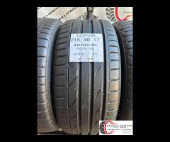 4 PNEUMATICI 215/40 R17 BRIDGESTONE ESTIVE 80%
