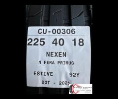 2 PNEUMATICI 225/40 R18 NEXEN ESTIVE 85%