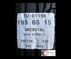 4 PNEUMATICI 195/65 R15 UNIROYAL ESTIVE - 11