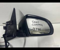 Specchietto retrovisore sx dx jeep compass 9 pin - 7