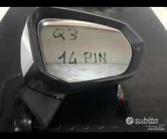 SPECCHIO RETROVISORE ESTERNO AUDI Q3 2022 14 pin - 10
