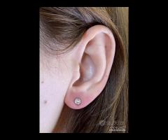 ORECCHINI PUNTO LUCE ORO 18kt. DIAMANTI NATURALI