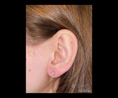 ORECCHINI PUNTO LUCE ORO 18kt. DIAMANTI NATURALI