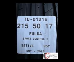 4 PNEUMATICI 215/50 R17 FULDA ESTIVE - 11