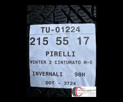 4 PNEUMATICI 215/55 R17 PIRELLI INVERNALI 85% - 10