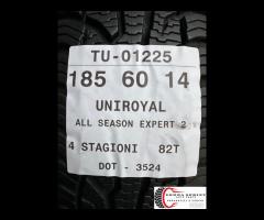 4 PNEUMATICI 185/60 R14 UNIROYAL 4 STAGIONI 95% - 10