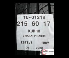 4 PNEUMATICI 215/60 R17 KUMHO ESTIVE - 11