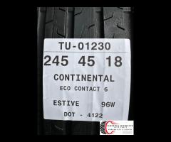 4 PNEUMATICI 245/45 R18 CONTINENTAL ESTIVE - 9