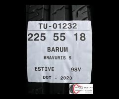 4 PNEUMATICI 225/55 R18 BARUM ESTIVE SEMINUOVE - 9