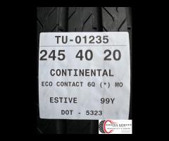 4 PNEUMATICI 245/40 R20 CONTINENTAL ESTIVE - 10