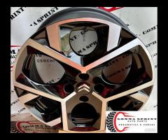 4 CERCHI IN LEGA ORIGINALI RAGGIO 17 CITROEN C3 C4