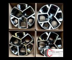 4 CERCHI IN LEGA ORIGINALI RAGGIO 17 CITROEN C3 C4