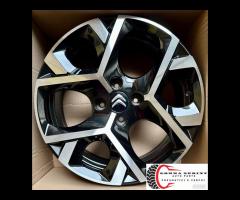 4 CERCHI IN LEGA ORIGINALI RAGGIO 17 CITROEN C3 C4 - 6