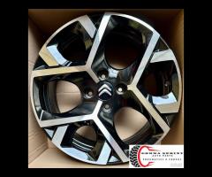 4 CERCHI IN LEGA ORIGINALI RAGGIO 17 CITROEN C3 C4 - 8