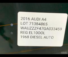 PORTELLONE COFANO POSTERIORE BAULE AUDI A4 B9 2015 - 9